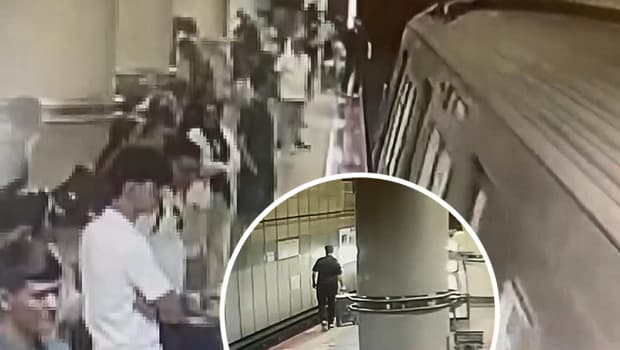 Şişli'de görme engelli genç metro raylarına düştü: O anlar kamerada