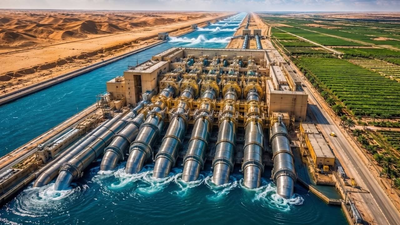 Mısır, devasa 'yeni Nil' projesiyle suyun yönünü değiştirmeye hazırlanıyor
