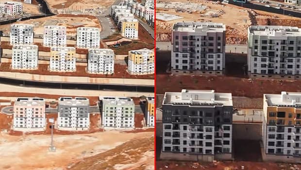 Bakanlık, Şanlıurfa'daki afet konutlarının görüntülerini paylaştı