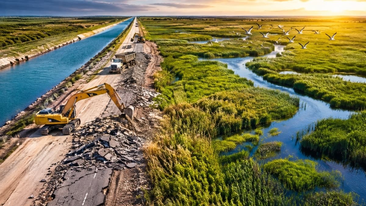 Altı dekaddır süren altyapı hatası tarih oluyor: 77 kilometrelik kanal kapatıldı, 418 kilometrelik yol söküldü