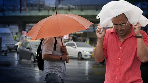 Meteoroloji'den kuvvetli yağış ve fırtına uyarısı: İstanbul ve Kocaeli de listede