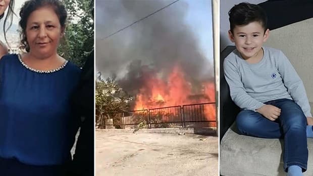 İzmir'de yürekleri dağlayan yangın: Torununu kurtarmak için alevlere dönen anneanne, küçük çocuğun üzerine kapanarak can vermiş
