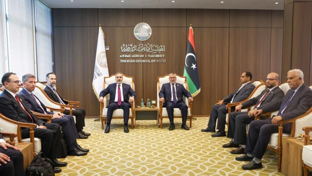 Dışişleri Bakanı Fidan, Libya ziyareti kapsamında Trablus'ta temaslarda bulundu