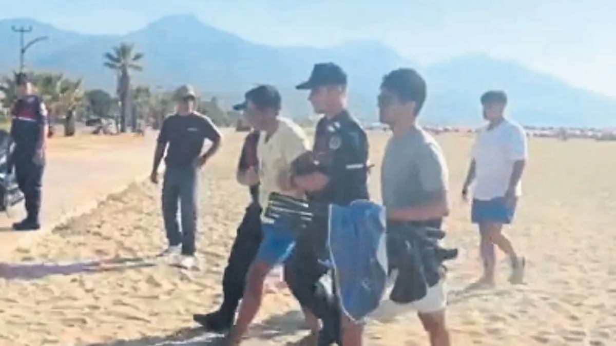 Kuşadası'nda 'plaj faresi' olarak görüntülenen kişi, bir lise edebiyat öğretmeni çıktı