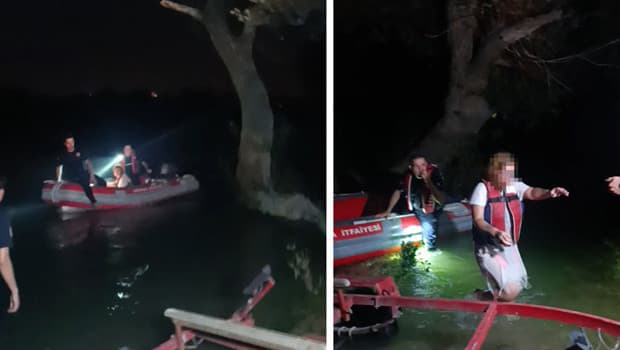 Manavgat Irmağı'ndaki adacıkta mahsur kaldı, kendisini kurtaran ekiplerden özür diledi