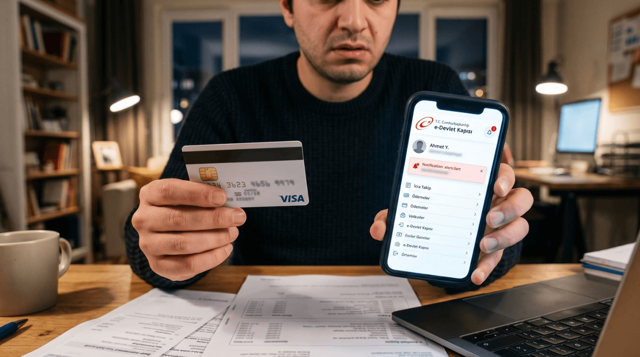 e-Devlet'ini düzenli kontrol etmeyenler yandı: Kredi kartı borçları icra takibine dönüşebilir