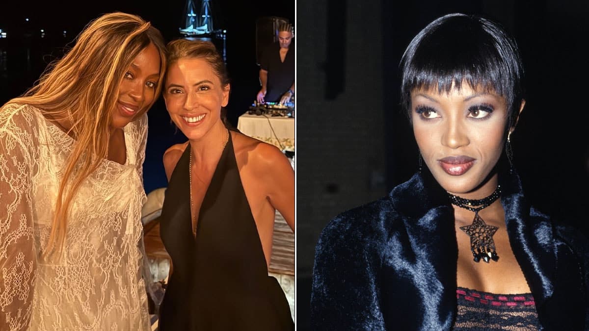 Süpermodel Naomi Campbell, Bozburun'da DJ kabininde sürpriz yaptı