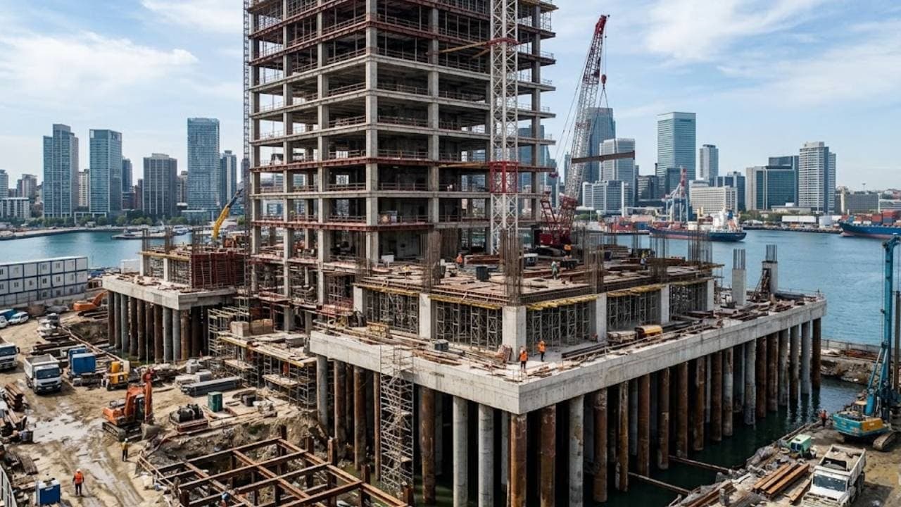 Dev gökdelen kazıklar üzerinde yükselecek: 157 metrelik proje dikkat çekti