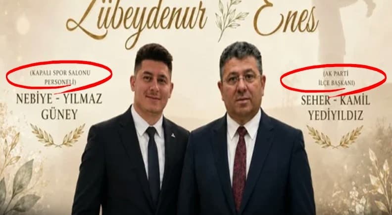 AKP'li belediye başkanının 'gelinsiz' düğün davetiyesi sosyal medyada tartışma yarattı