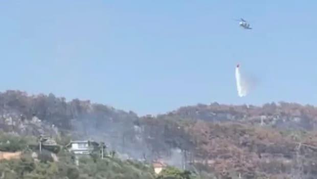 Muğla Fethiye'de orman yangını kısa sürede kontrol altına alındı