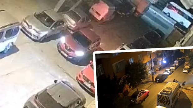 Sultangazi'de otomobile kurşun yağdırdılar! Sürücü son anda kurtuldu, saldırı anları kamerada