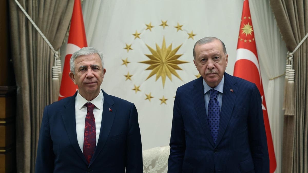 Cumhurbaşkanı Erdoğan, Ankara Büyükşehir Belediye Başkanı Mansur Yavaş ile bir araya geldi