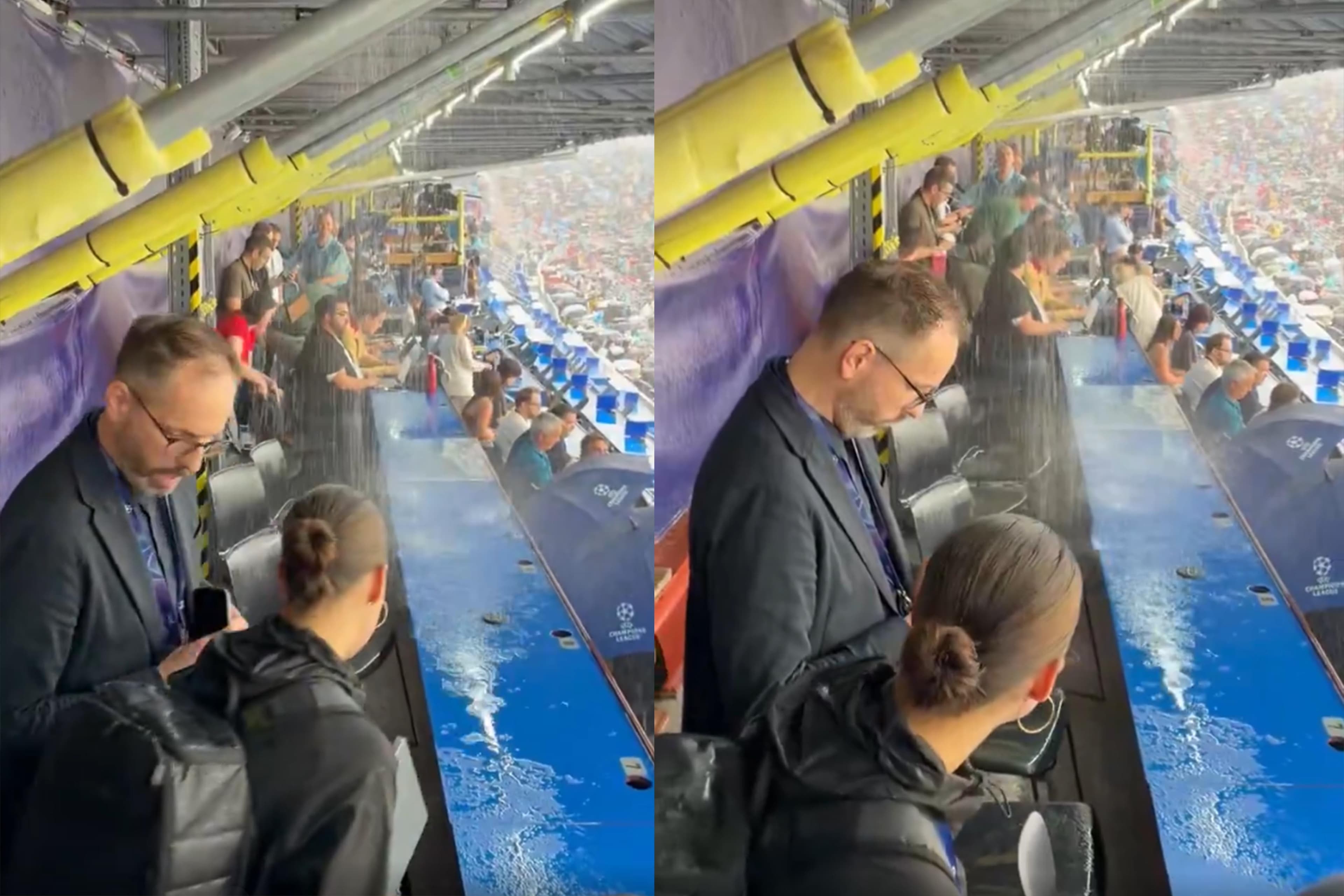 Barcelona'nın Camp Nou açılış ızdırabı: Tribünler sular altında kaldı