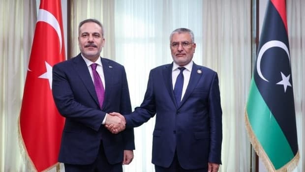 Dışişleri Bakanı Fidan, Libya Yüksek Devlet Konseyi Başkanı Takala ile bir araya geldi