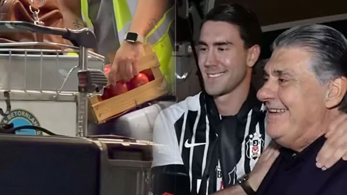 Yıldız futbolcu İstanbul'a geldi, elindeki iki kasa domates herkesi şaşırttı