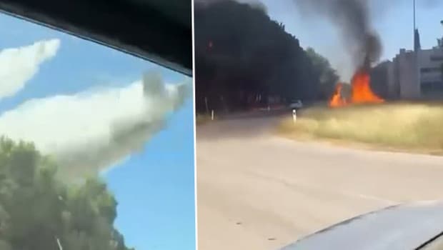 Yalova'da eğitim uçuşunda F-16 kaza kırıma uğradı: Düşme anına ilişkin yeni görüntüler yayımlandı