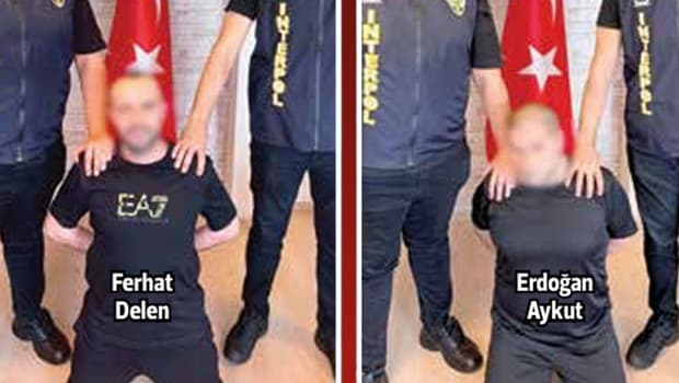 Redkitler lideri Ferhat Delen ve Erdoğan Aykut Türkiye’ye getirildi