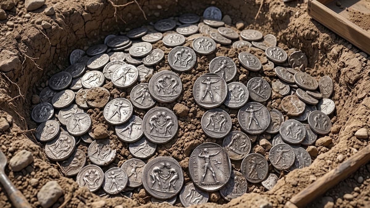 Türkiye'de gümüşle dolu tarihi bir hazine gün yüzüne çıkarıldı