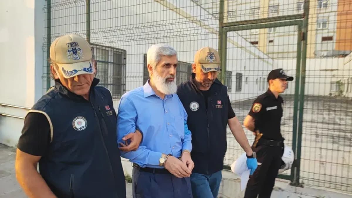 Hedef gösterilen Alparslan Kuytul, kelepçelenerek gözaltına alındı
