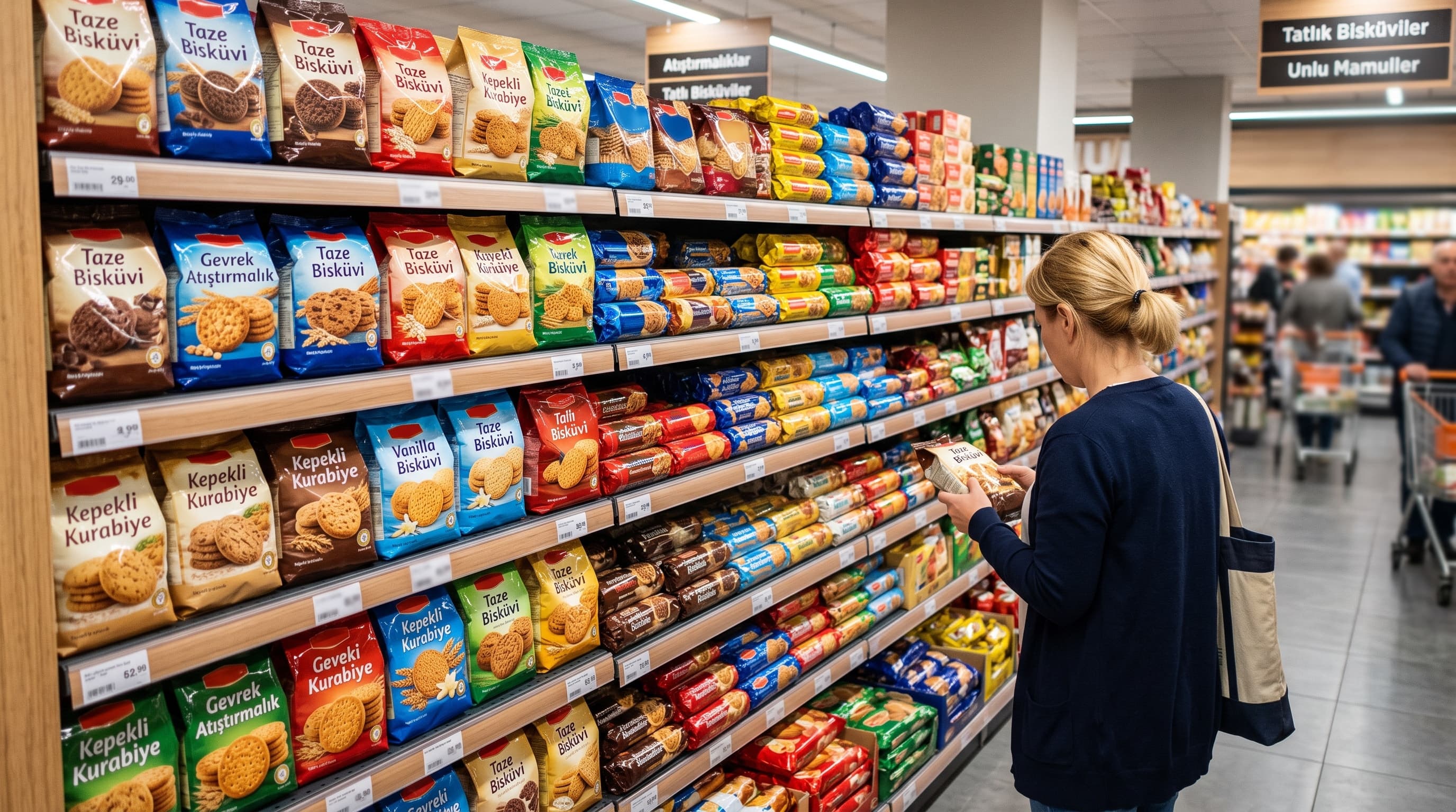 Marketlerde bisküvi satışında yeni dönem başladı: Kilosuyla alınabilecek
