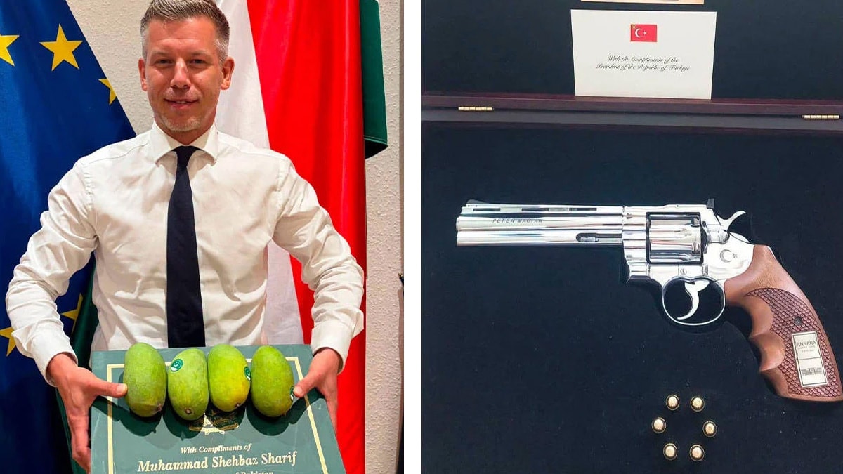 Macaristan Başbakanı Magyar'dan Erdoğan'a mango'lu tabanca göndermesi