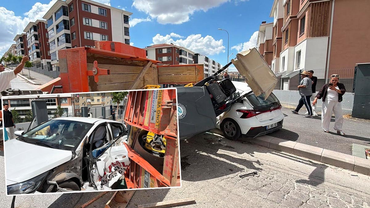 Eskişehir'de Römork Dehşeti: Sürücü Kursu Aracına 2,7 Tonluk Yük Çarptı